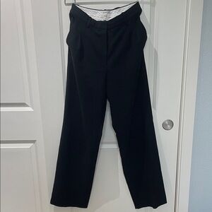 Aritzia Wilfred Black Trousers high waisted wide leg